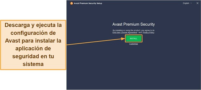 Revisión de Avast Antivirus: Instalando Avast Premium Security